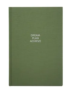 Книга для записей А5 120л тчк. "Dark green" ткан.обл., Yoi
