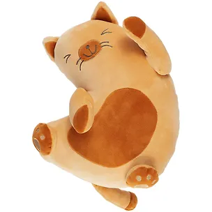 Мягкая игрушка Котик весёлый бежевый (текстиль) (41см) (12-35011-80274676) 2767315