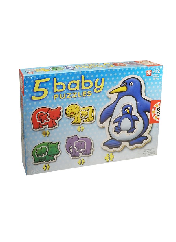 Пазл «Животные и их семьи» Baby Puzzle, Educa 2230191 — 1