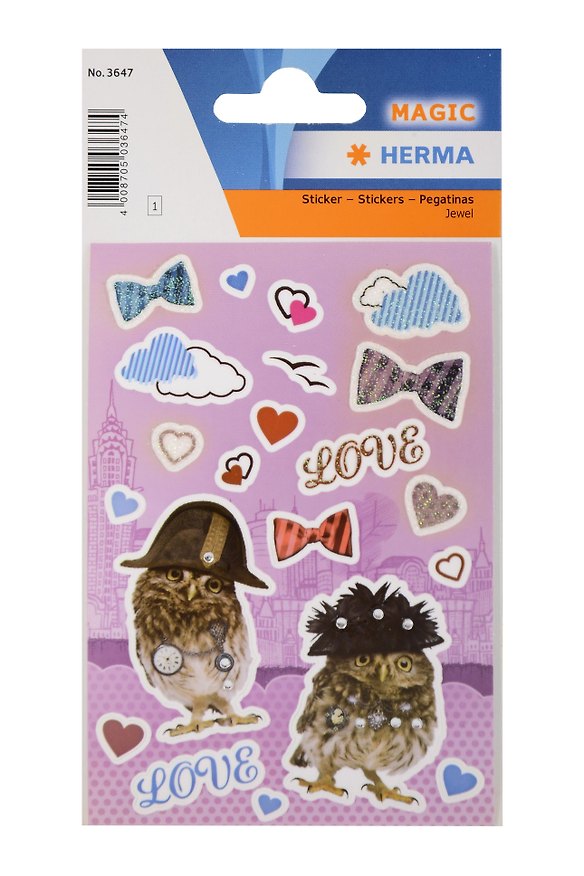 Наклейки «Magic. Влюбленная сова», Herma 317921 — 1