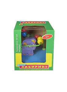 Игрушка дерев. Мини-лабиринт Барашек (ИД-2100) (10,5х13,5х7) (Рыжий кот) (коробка)