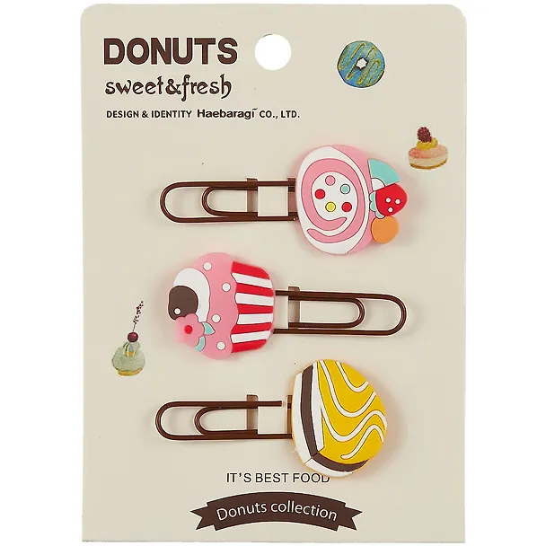 Набор Скрепки-закладки Donuts (3 шт) (12-24296-EX8979) 2870753 — 3