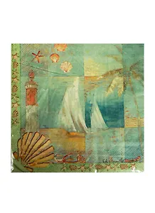 Набор д/творчества Салфетки д/декупажа 3-х слойные "Парусник" 33*33см 20шт AY-1633(1677-1000)