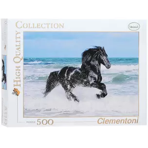 Пазл Clementoni 500 эл. Классика.30175 Вороной конь в море — 2093789 — 1