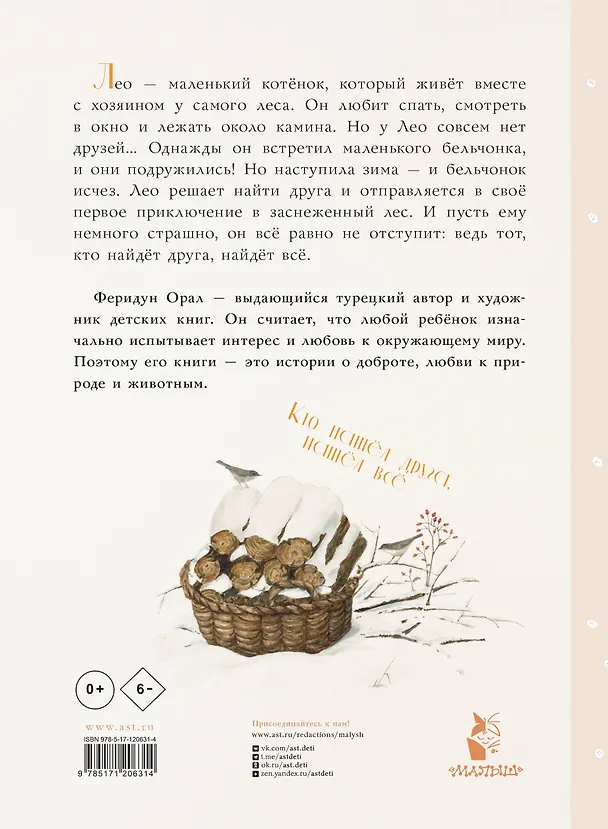 Книга Как котенок друга искал (Феридун Орал) — 2