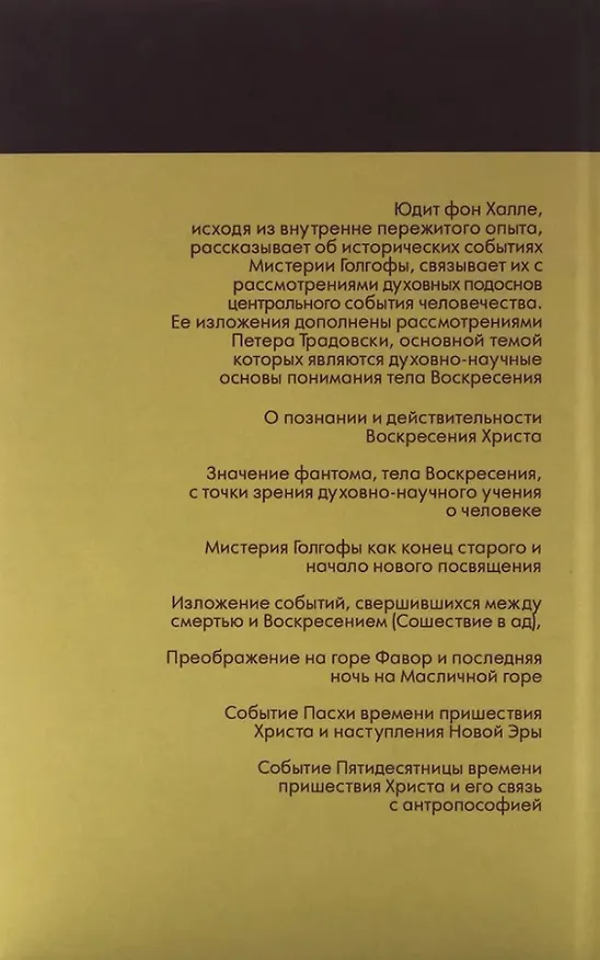Книга "И если бы Он не воскрес..." Страсти Христовы на пути к духовному человеку (Юдит Халле) — 2