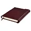 Ежедневник недат. А5 160л "Плезир" бордовый, иск.кожа, тв.переплет, блинт.тиснение, офсет, ляссе — 2995297 — 3