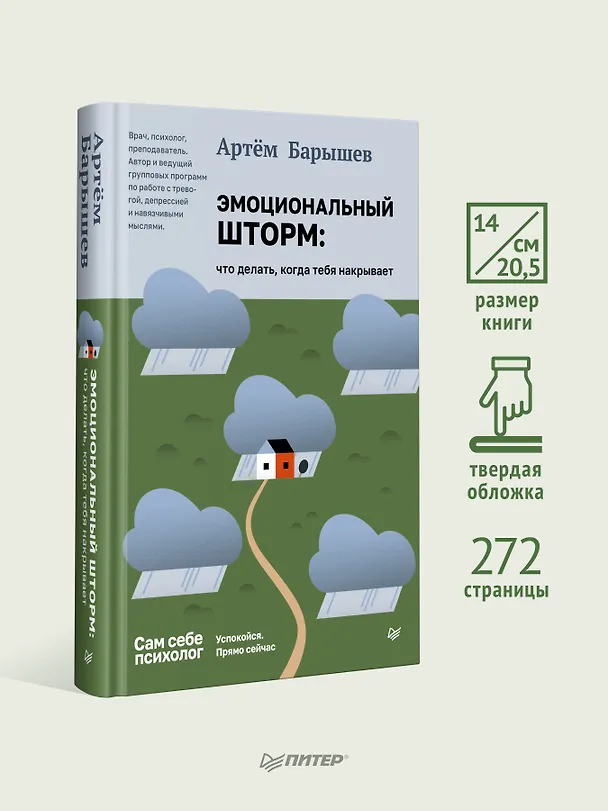 Книга Эмоциональный шторм: что делать, когда тебя накрывает. Успокойся. Прямо сейчас (Артем Барышев) — 4