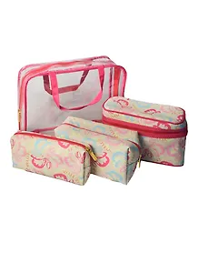 Набор из 4-х косметичек на подкладке серия LETITIA (27,5х9х21) (34059)