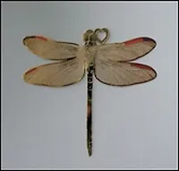 Закладка для книг из сверхтонкой стали. Цвет золото, с элементами, покрытыми цветной эмалью (BM-60) (Мир Бижу)