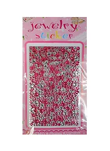 Набор д/творчества Стразы литые д/телефона Jewelry sticker цв. розовые пузыри 1461-1/4