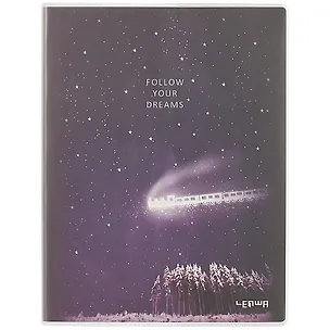 Тетрадь в клетку Lenwa, Follow your dreams, 80 листов 245682