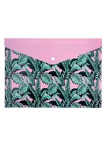 Папка-конверт А4 на кнопке "Банановые листья"