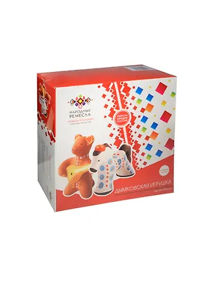 Набор Дымковская игрушка Медведь и лошадка (60-012) (370406) (Народные ремесла) (7+) (коробка) 2413546