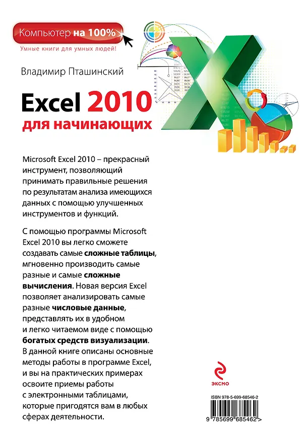 Книга Excel 2010 для начинающих (Владимир Пташинский) — 2