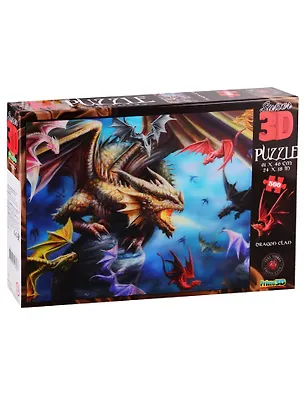 Пазл 500 эл. Super 3D KidsКлан дракона (Dragon Clan). 2790029