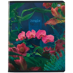 Тетрадь в линейку BG, "Ночь в джунглях!", 96 листов, в ассортименте