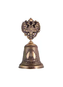 Колокольчик Москва Орел верх-фигурка-040 цв.бронза (040BR-VK-GR-19)