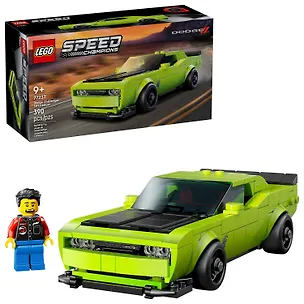 77237 Конструктор детский LEGO Speed Champions Автомобиль Dodge Challenger SRT Hellcat, 390 деталей, возраст 9+ 3169393