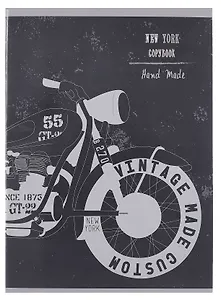 Тетрадь А4 96л кл. "Mix trends. Дизайн 12" пятая кр.графит, тисн.фольг.серебро