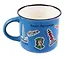 Кружка фарфор матовая 180мл СПб. Пиктограммы, синяя — 3104640 — 3