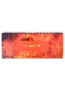 Планинг недат. 56л "Огонь" настольный, 7БЦ, глянц.лам, офсет