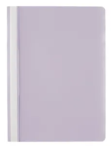 Папка-скоросшиватель,пласт.,Авале, А4, фиол. прозрачный верх