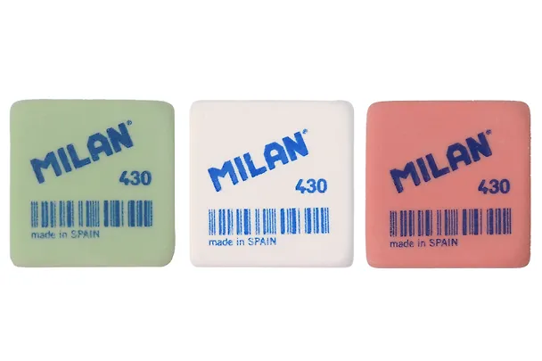 Ластик "430", квадратный, Milan 3157203 — 1