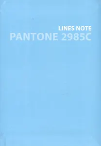 Записная книжка А6+ 80л лин. "Pantone line. 8" интегр.переплет, мат.ламинация, выб.лак, пантон.печать