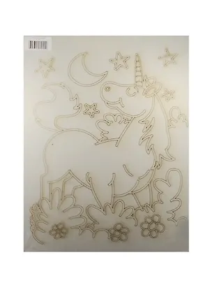 Трафарет Единорог (А3) (052) (упаковка) 2535346