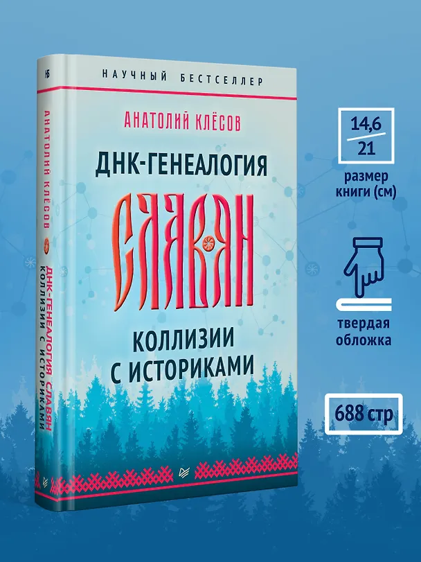Книга ДНК-генеалогия славян. Коллизии с историками (Анатолий Клёсов) — 6