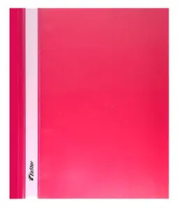 Папка-скоросшиватель с прозрачным верхом, красная, Германия