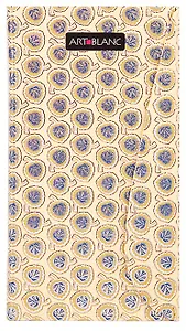 Книга для записей 85*160 96л лин. "BASIC" тв.переплет, с фигурным клапаном, ляссе, карман на форзаце, ART-BLANC