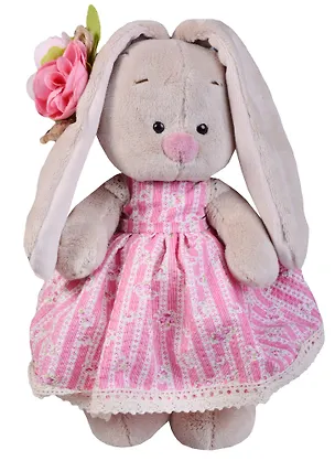 Мягкая игрушка Зайка Ми в деревенском платье (25см) (StS-199) 2639806