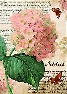 Записная книжка А6- 200л "NOTEBOOK" 29672, офсет, 7БЦ, поролон, глянц.лам., ляссе, вырубка, Феникс