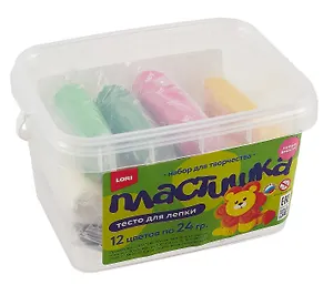 Набор для творчества LORI. Тесто для лепки "Пластишка"