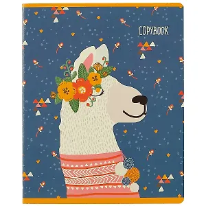 Тетрадь в клетку Феникс+, "Альпаки", 48 листов, в ассортименте