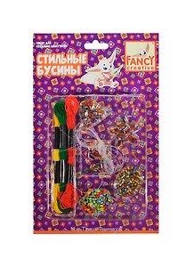 Стильные бусины (FD080002) (C22328) (Fancy Creative) (набор для созд. бижутерии) (1 дизайн) (в ассорт.) (3+) (блистер)