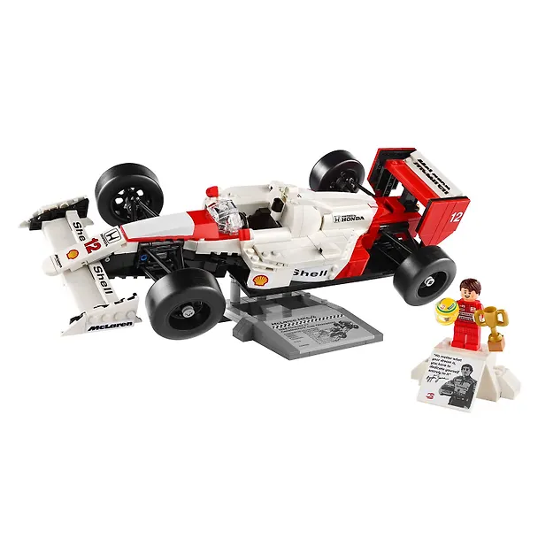 LEGO Icons: Гоночный автомобиль McLaren MP4/4 и Айртон Сенна, 693 детали (10330) 3139754 — 4