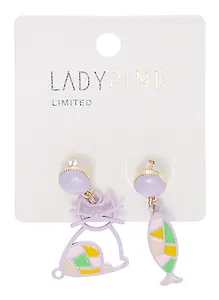 Серьги `LADY PINK` CANDY SHOP (233682)