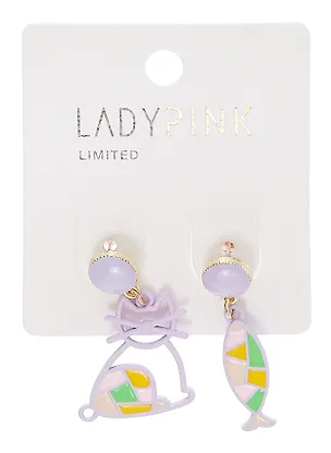 Серьги `LADY PINK` CANDY SHOP (233682) 3030639