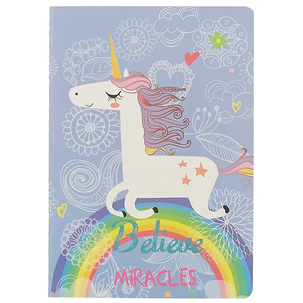 Тетрадь общая «Rainbow unicorn», 40 листов в клетку, А5, в ассортименте 249424 — 1
