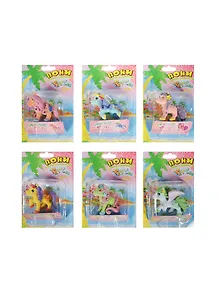 Игрушка PetZoo Пони-Узорное Семицветье (PTZ-013) (6 видов) (4+) (блистер)