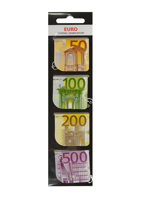 Магнитные закладки Евро (МЗ2014-009) 2436409 — 1