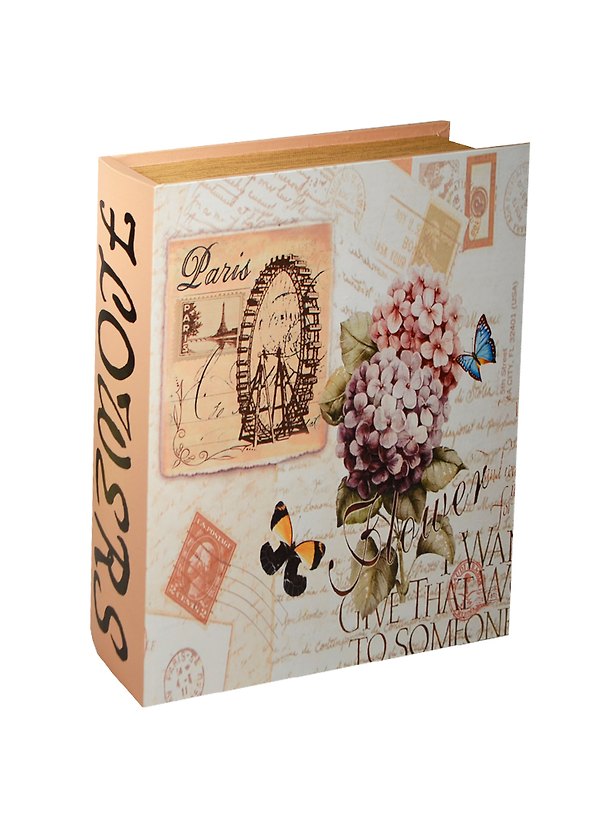 Сувенир, Шкатулка-книга Гортензия (30*23,5*7,3) 2444875 — 1