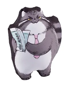 Игрушка-антистресс Манул Манулыч (17х22) (ИМТ0015)