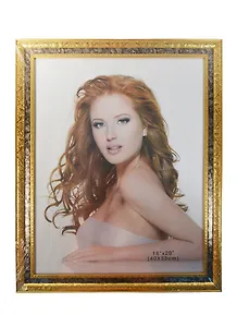 Фоторамка пластик 40*50 "Золото", Xianju Maojia 