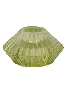 Подсвечник для длинной свечи круглый (стекло) (7см) (12-20250519-4)