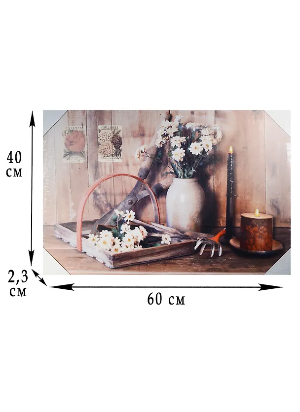 Картина с подсветкой (2 светодиода) (60х40) (227716) 2572271 — 1