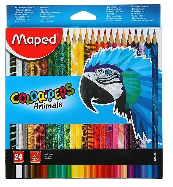 Карандаши цветные Maped, Color'Peps, 24 цвета 231715 — 2